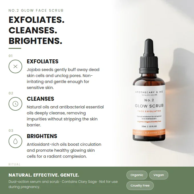 No 2 - Glow Face Scrub - Image 4